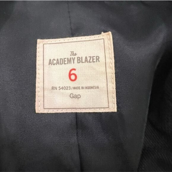 Gap The Academy Blazer Blue Size 6 Classic Academia Preppy more blue than photos - Picture 14 of 14